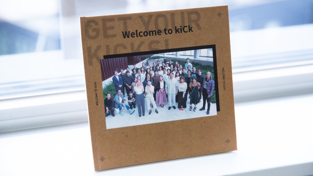 kiCk ウェルカムブック表紙